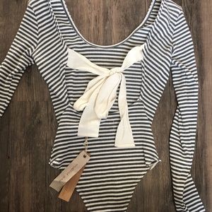 💋Open Back Bodysuit